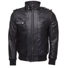 Alex Iron Hawk Hooded Bomber Jacket for men