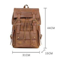 Norton Brown Leather Backpack