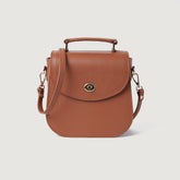 Brown Leather Saddle Bag