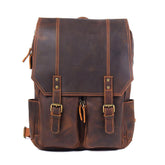 Journey Vintage Brown Leather Rucksack