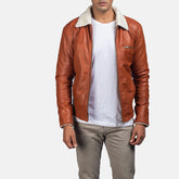 Gopen Tan Shearling Jacket