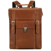Trailblazer Brown Leather Backpack