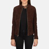Ripel Mocha Suede women Biker Jacket