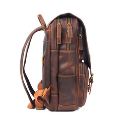 Journey Vintage Brown Leather Rucksack
