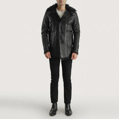 Black Leather Coat
