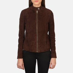 Ripel Mocha Suede women Biker Jacket