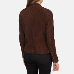 Ripel Mocha Suede women Biker Jacket