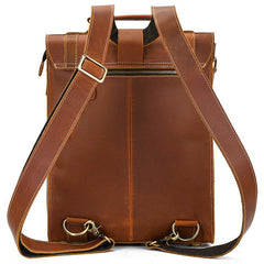 Trailblazer Brown Leather Backpack