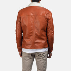 Gopen Tan Shearling Jacket