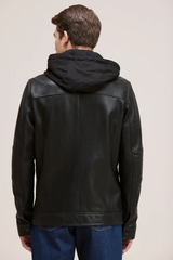 The PrimeFit Urban Biker Leather Jacket for men