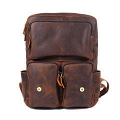 Journey Vintage Brown Leather Rucksack