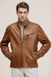 Chris sheepskin leather jacket