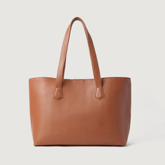 Women Brown Leather Tote Bag