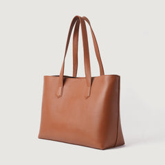 Women Brown Leather Tote Bag