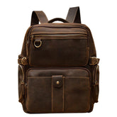 Brown Leather Backpack