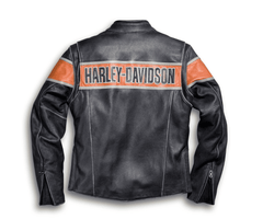 Harley Davidson Victoria Lane Premium Motorcycle Cowhide Leather Jacket for Men