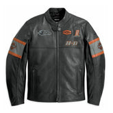 Harley Davidson Triple Vent System Screaming Eagle Cowhide Motorcycle Jacket for Men - MNCLeather