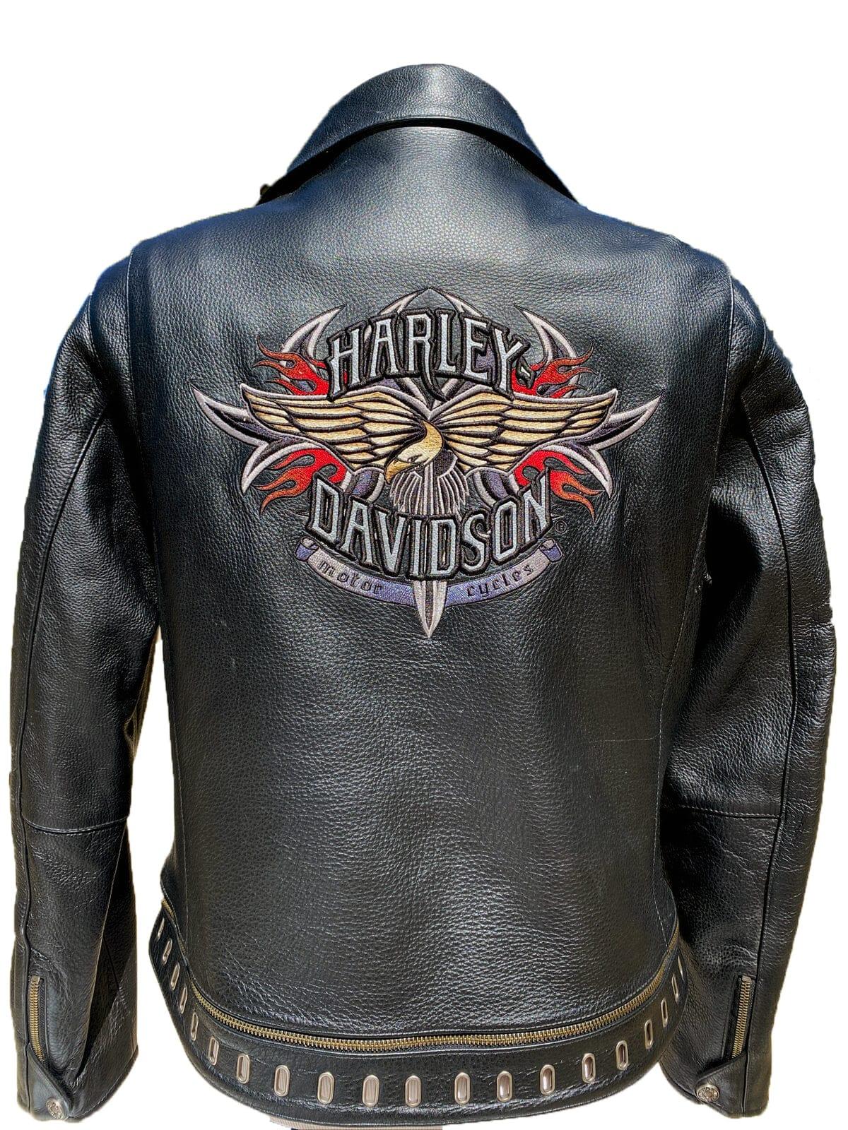 Harley Davidson Road Angel High Quality Motorcycle Cowhide Leather Jacket for Women - MNCLeather