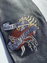 Harley Davidson Road Angel High Quality Motorcycle Cowhide Leather Jacket for Women - MNCLeather