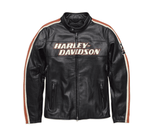 Harley Davidson Motorcycle Cowhide Torque Black Leather Jacket