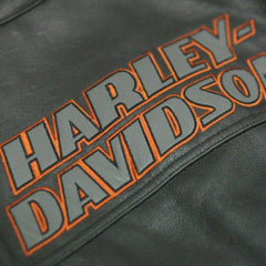 Harley Davidson Triple Vent System Screaming Eagle Cowhide Motorcycle Jacket for Men - MNCLeather
