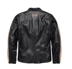 Harley Davidson Motorcycle Cowhide Torque Black Leather Jacket