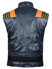 Black Panther Avengers Michael B. Jordan Halloween Cosplay Leather Vest - MNCLeather