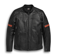 Premium HD Motorcycle Vanocker Waterproof Triple Vent System Cowhide Motorcycle Jacket