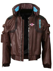 cyberpunk samurai cosplay leather jacket