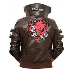 cyberpunk 2077 cosplay leather jacket