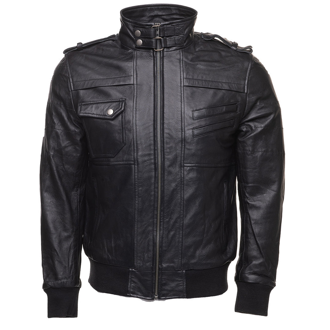 Alex Iron Hawk Hooded Bomber Jacket for men