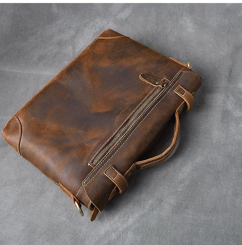 Premium Apex Brown Leather Bag