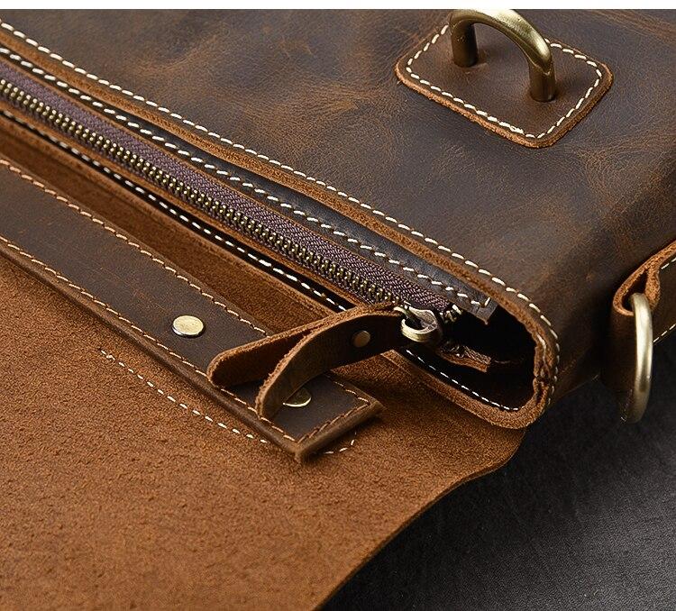 Premium Apex Brown Leather Bag