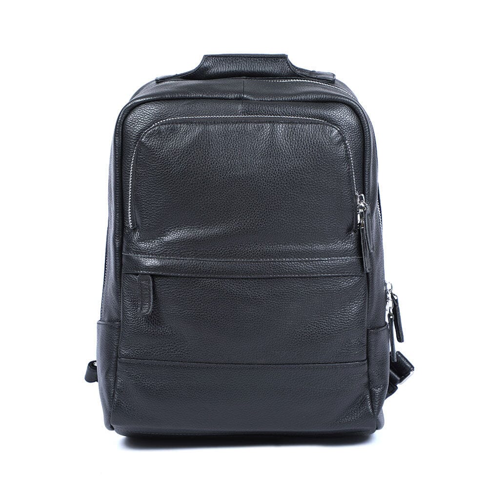 Scout Premium Black Leather Bag
