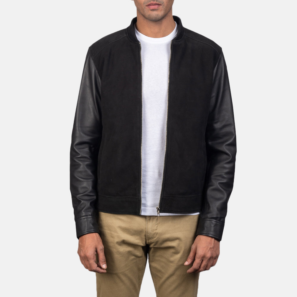 David Black Hybrid Bomber Jacket