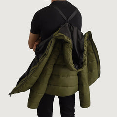 Eric Green Hooded Puffer Jacket