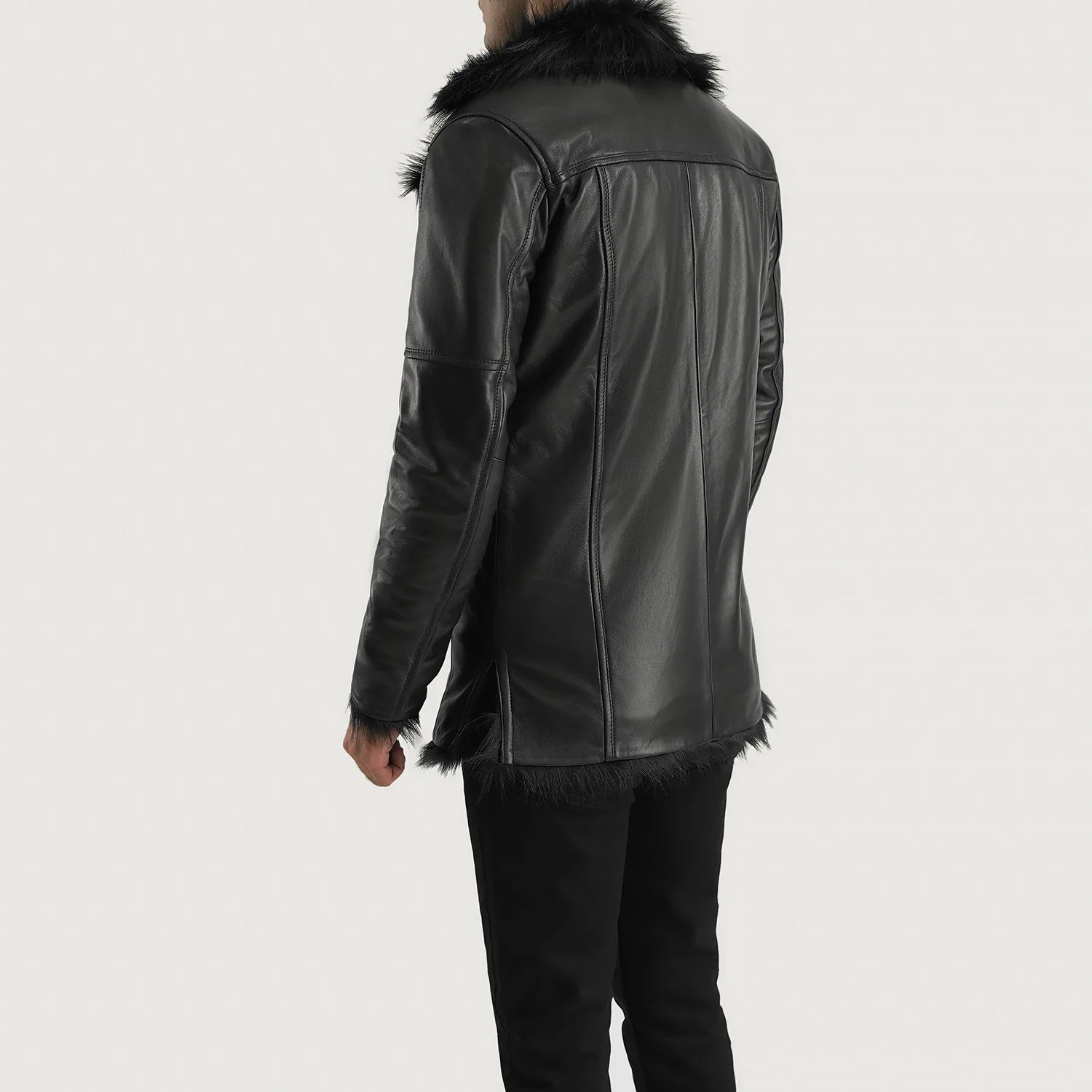 Black Leather Coat