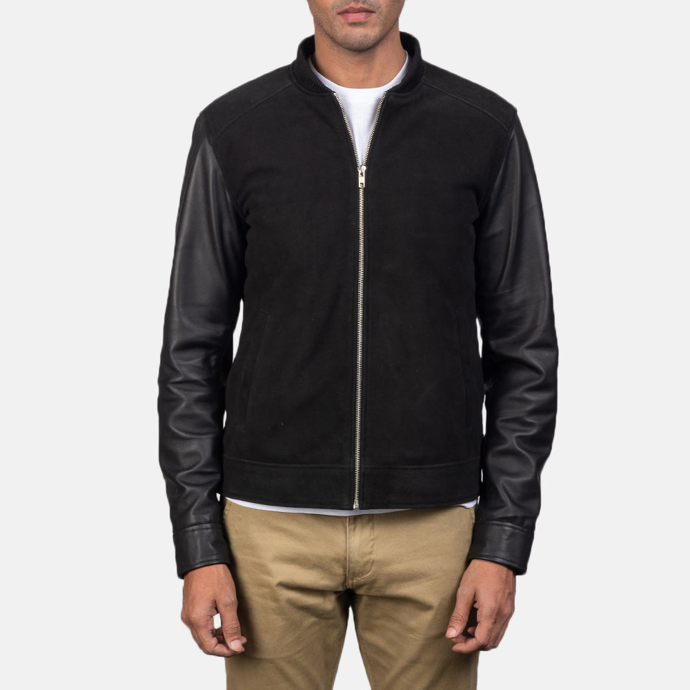 David Black Hybrid Bomber Jacket