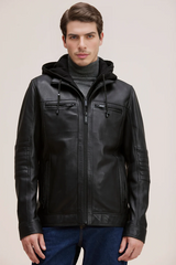 The PrimeFit Urban Biker Leather Jacket for men