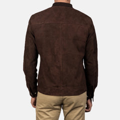 Takon Mocha Suede Bomber Jacket – a premium suede jacket