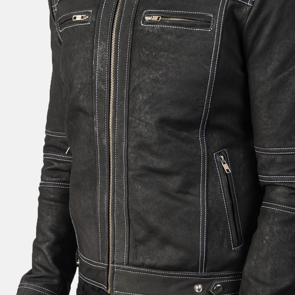Alex Black Leather Jacket