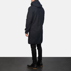 Rock Black Leather Coat