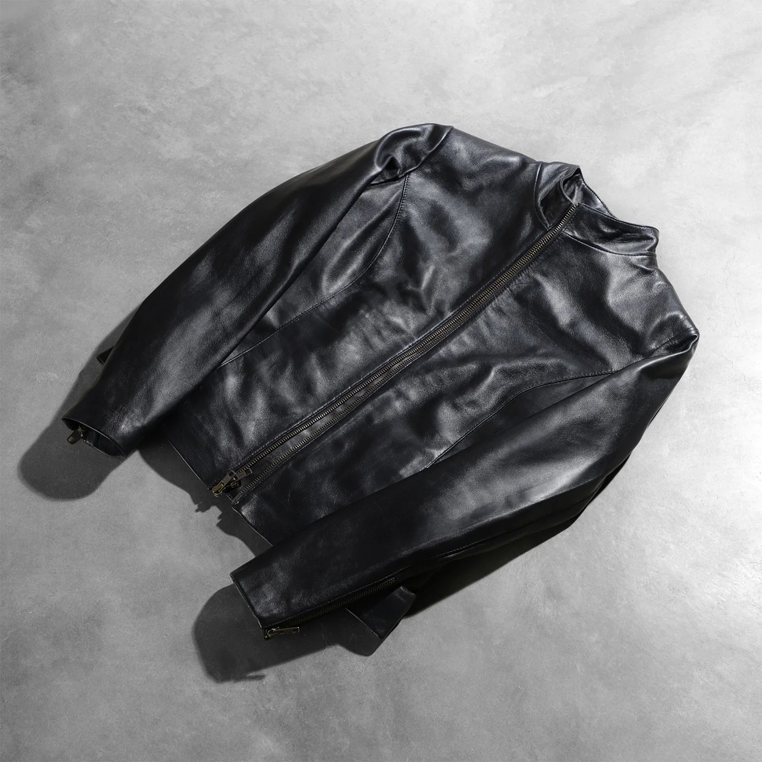 Women Jotan Black Leather Biker Jacket