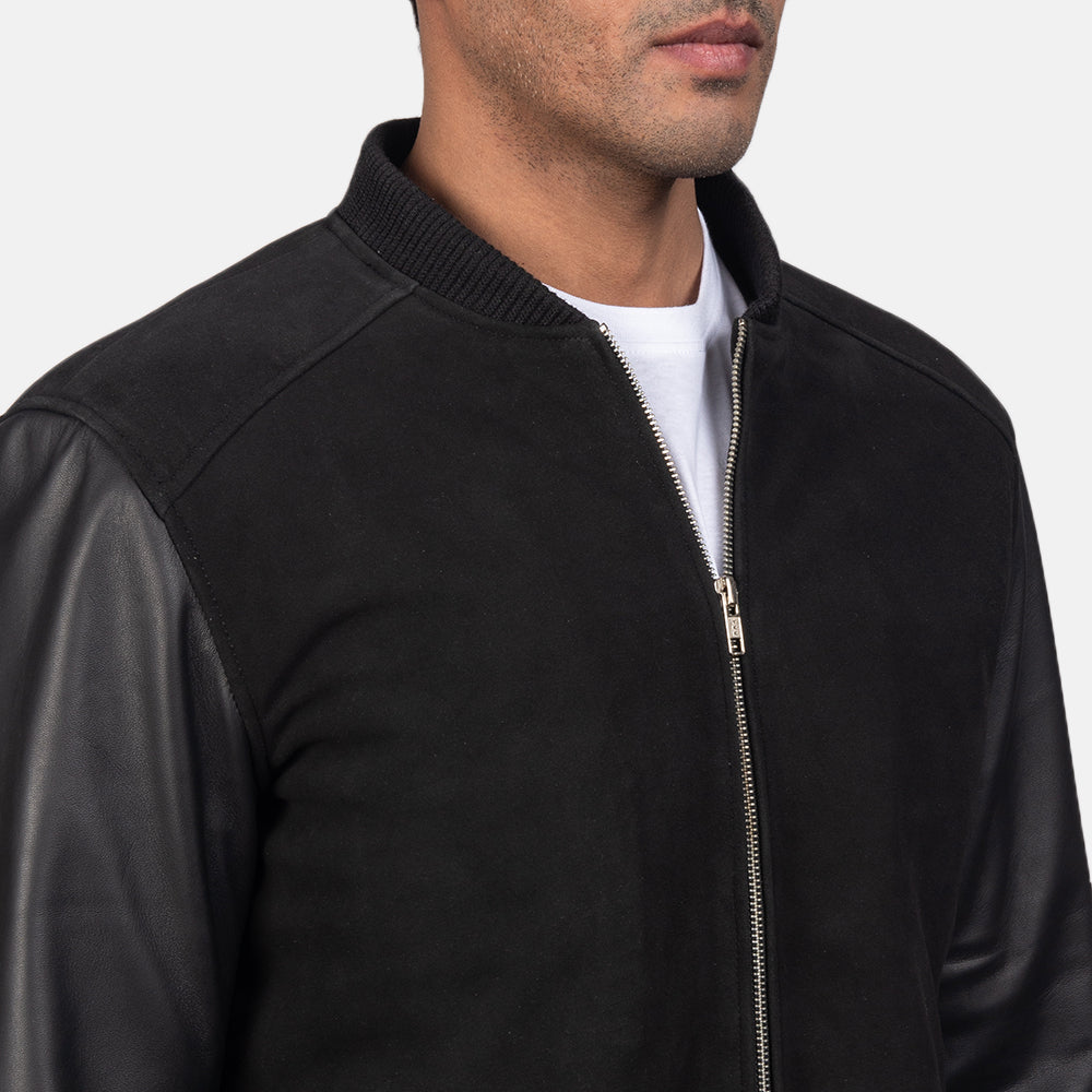 David Black Hybrid Bomber Jacket