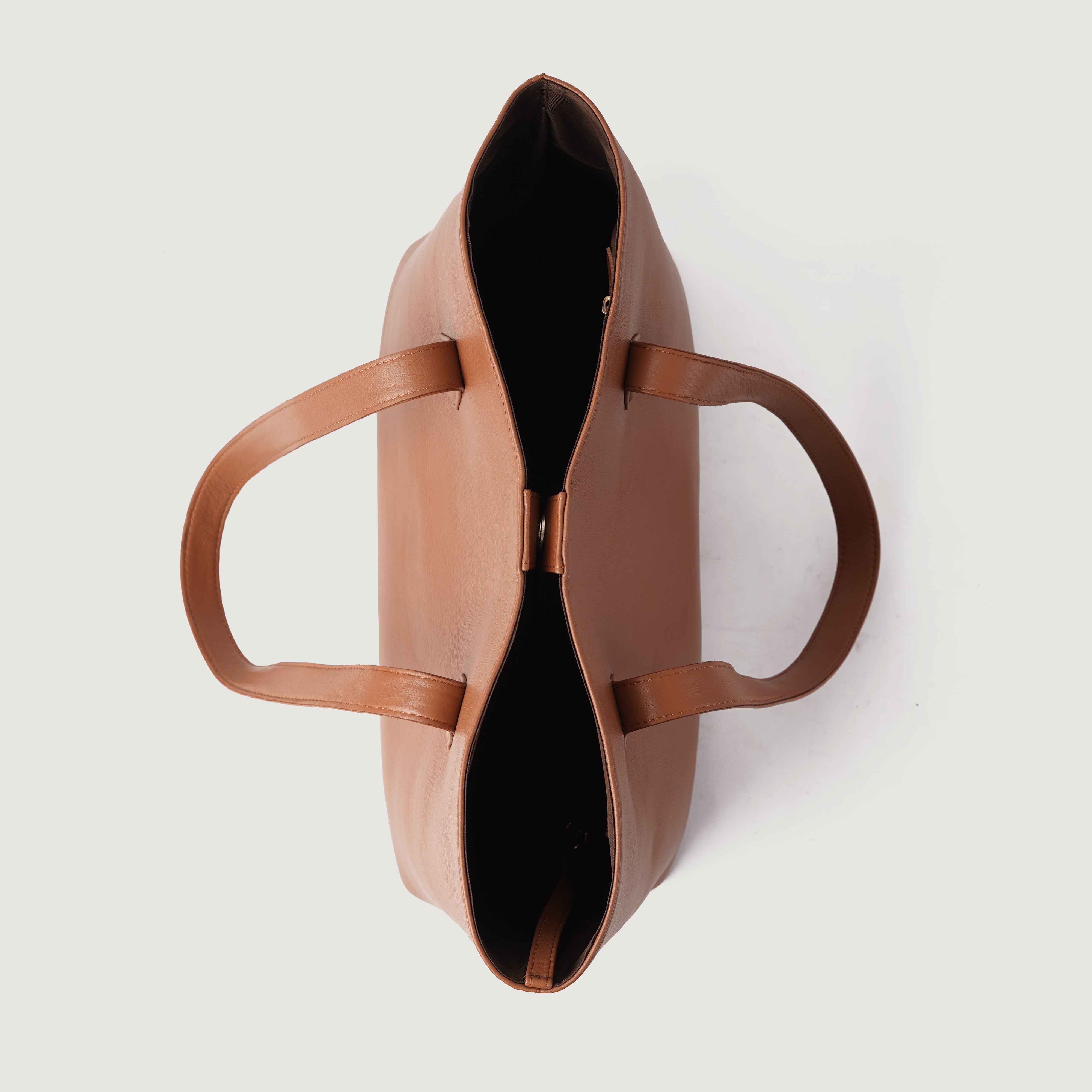 Women Brown Leather Tote Bag