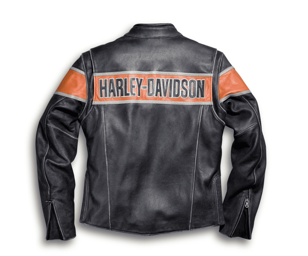Harley Davidson Victoria Lane Premium Motorcycle Cowhide Leather Jacket for Men