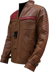 John Boyega Star-wars Cosplay Finn Leather Jacket - MNCLeather