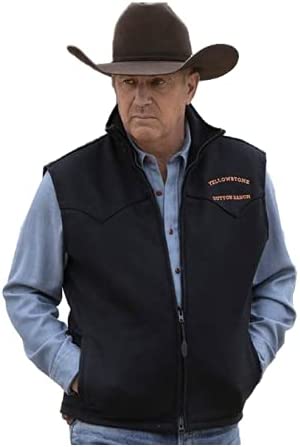 Cole Hauser Rip Wheeler Yellowstone Lightweight Black Cotton Jacket for Men