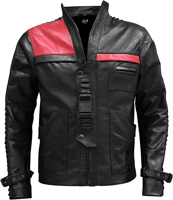 John Boyega Star-wars Cosplay Finn Leather Jacket - MNCLeather