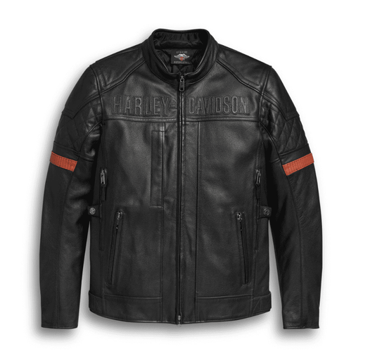 Premium HD Motorcycle Vanocker Waterproof Triple Vent System Cowhide Motorcycle Jacket